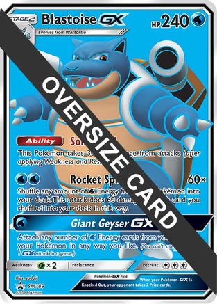 Blastoise GX SM189 - Holofoil Jumbo Cards - Promo
