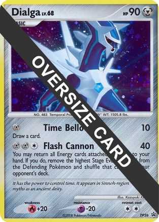 Dialga DP26  - Holofoil Jumbo Cards - Promo