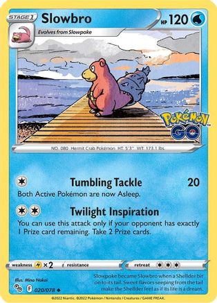 Slowbro 020/078 Pokemon GO - Uncommon