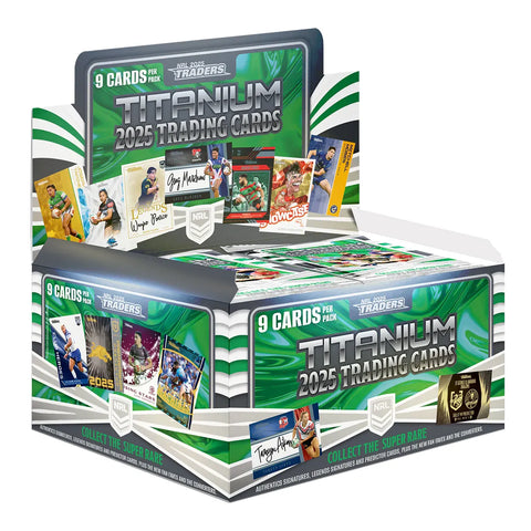 NRL 2025 Traders Titanium Sealed Box (36 Packs)