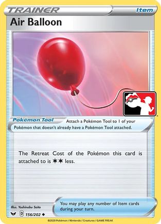 Air Balloon 156/202 - Holofoil Prize Pack Series Cards - Uncommon