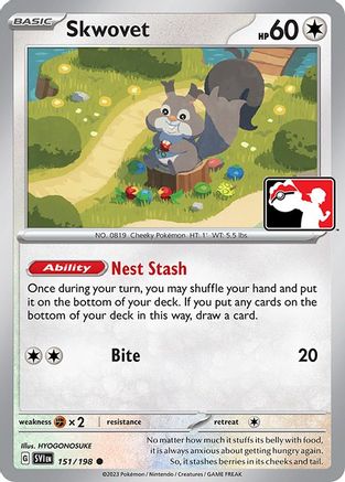 Skwovet 151/198 Prize Pack Series Cards - Common