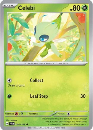 Celebi 004/142  SV07 Stellar Crown - Uncommon