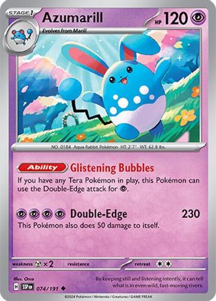 Azumarill 074/191 SV08 Surging Sparks - Uncommon
