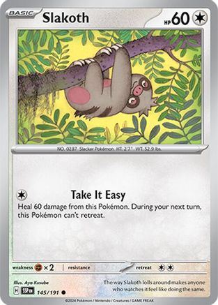 Slakoth 145/191 SV08 Surging Sparks - Common