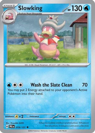Slowking 019/131 - Reverse Holofoil SV Prismatic Evolutions - Uncommon