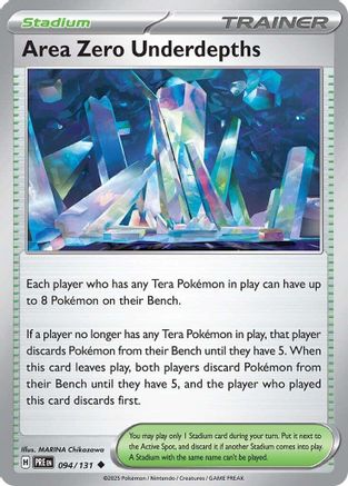 Area Zero Underdepths 094/131 SV Prismatic Evolutions - Uncommon