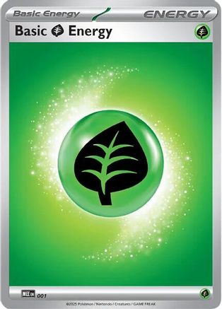 Basic Grass Energy 001 MEE Mega Evolution Energies - Common