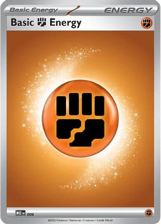 Basic Fighting Energy 006 MEE Mega Evolution Energies - Common