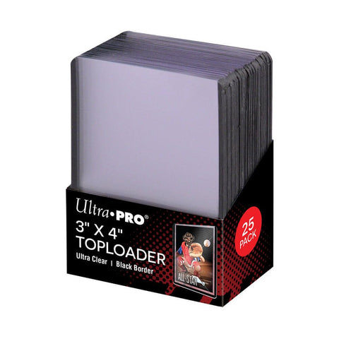 ULTRA PRO Top Loader - 3 x 4 35pt Black Border
