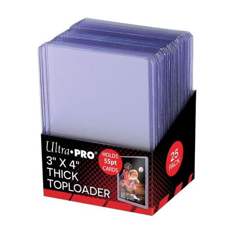 ULTRA PRO Toploader - 3 x 4 Action Packed 55pt Toploader 25ct