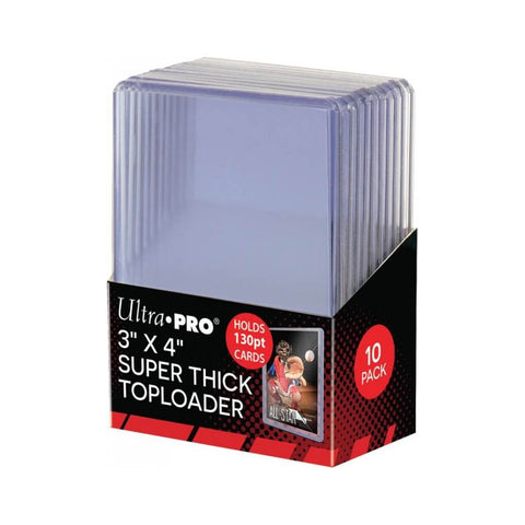 ULTRA PRO Top Loader - 3 x 4 130pt (10 pk)
