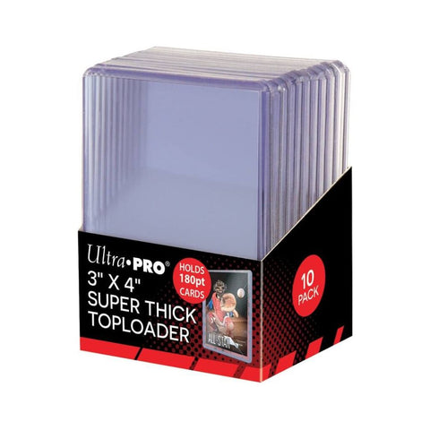 ULTRA PRO Toploader - 3 x 4 Super Thick 180pt Toploader 10ct