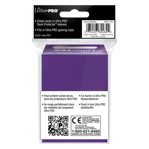 ULTRA PRO Deck Box - Solid Purple