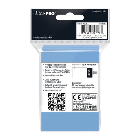 ULTRA PRO Deck Protector - Standard 50ct Light Blue