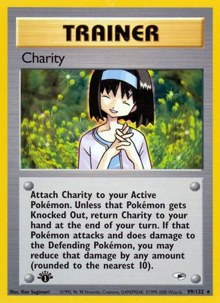 Charity 099/132 - 1st Edition Gym Heroes - Rare