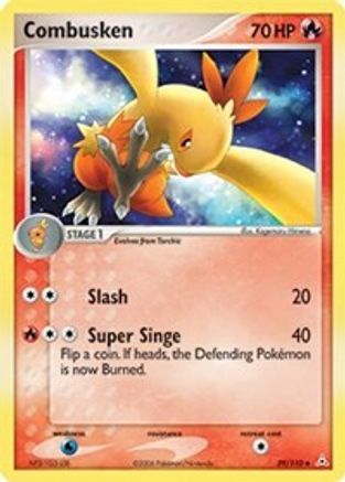 Combusken 039/110  - Reverse Holofoil Holon Phantoms - Uncommon