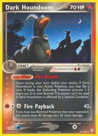 Dark Houndoom 037/109  Team Rocket Returns - Uncommon