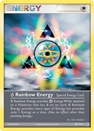 Delta Rainbow Energy 098/110  - Reverse Holofoil Holon Phantoms - Uncommon