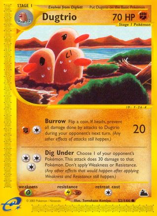 Dugtrio 052 Skyridge - Common