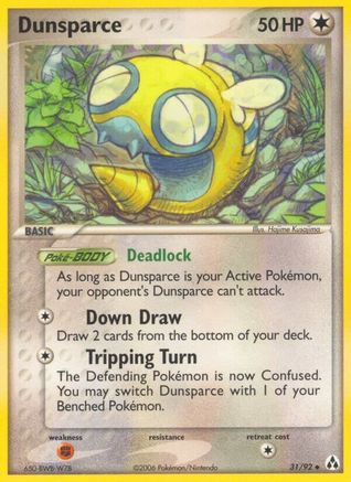 Dunsparce 031 - Reverse Holofoil Legend Maker - Uncommon