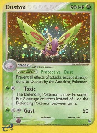 Dustox 006  - Reverse Holofoil Ruby and Sapphire - Holo Rare