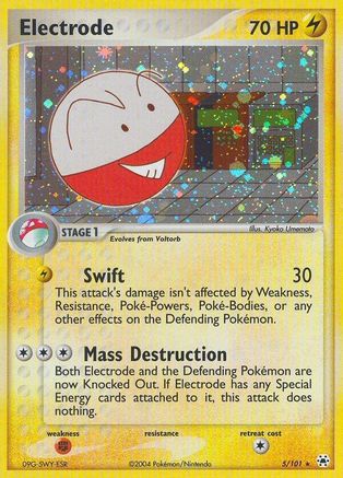 Electrode 005  - Reverse Holofoil Hidden Legends - Holo Rare