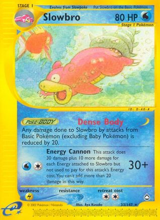 Slowbro 033 Aquapolis - Rare