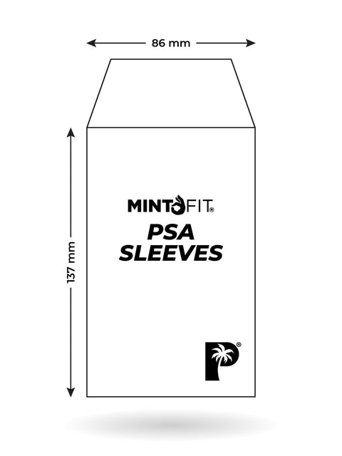 Palms Off MintFit PSA Graded Card Sleeves extra thicc