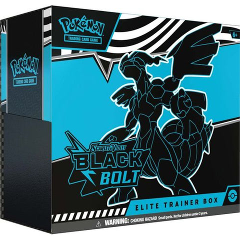 Pokemon Scarlet & Violet Black Bolt Elite Trainer Box