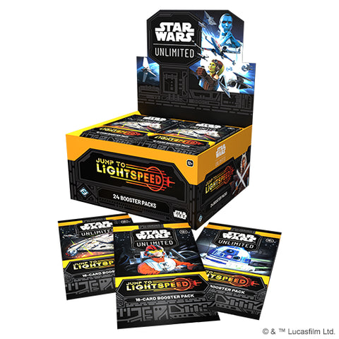 Star Wars Unlimited - Jump to Lightspeed Carbonite Booster Display