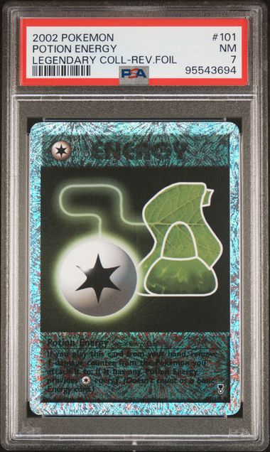 PSA 7 #101 POTION ENERGY LEGENDARY COLL-REV.FOIL 2002 POKEMON LEGENDARY COLLECTION