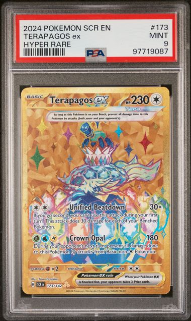 PSA 9 TERAPAGOS ex 173