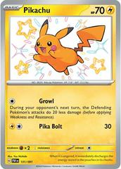 Pikachu #131 Pokemon Paldean Fates