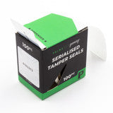 Serialised Tamper Seals - 100pc Box