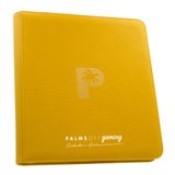 Palms Off Gaming Collectors Series 12 Pocket Zip Binder YELLOW
