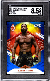 SGC 8.5 Aljamain Sterling #307 Phoenix Blue /99