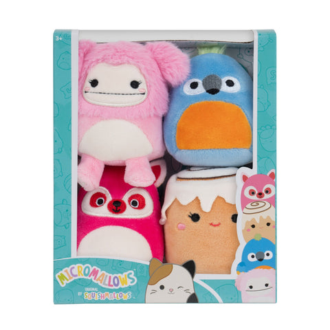 Squishmallows Micromallows 4 Pack Assortment 2.5"
