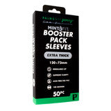 MintFit Booster Pack Sleeves - Extra Thick 50pc