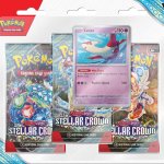 POKÉMON TCG Scarlet & Violet 7 Stellar Crown Three Booster Blister