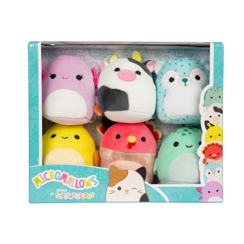 Squishmallows Micromallows 6 Pack Assortment 2.5" (4 in the Assortment)