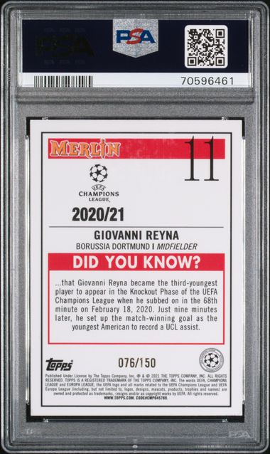 PSA 9 GIOVANNI REYNA #11