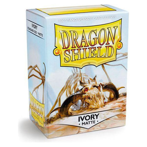 Sleeves - Dragon Shield - Box 100 - Ivory MATTE