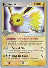 Jolteon Ex #109 Pokemon World Championships 2007