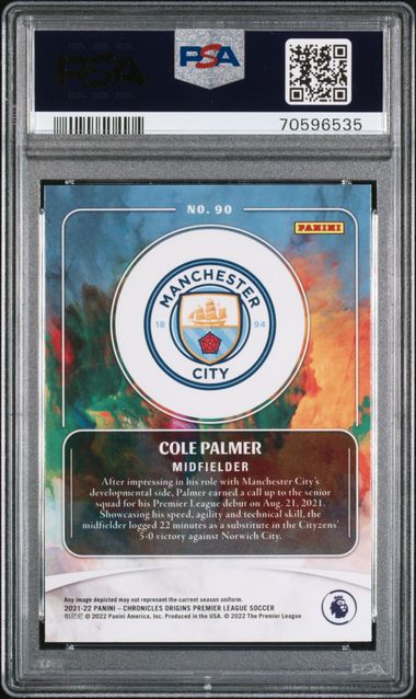 PSA 8 COLE PALMER #90