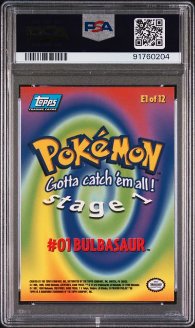 PSA 6 BULBASAUR #1 MOVIE EDITION