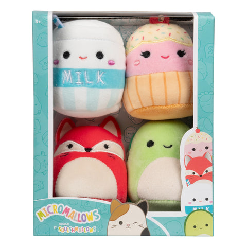 Squishmallows Micromallows 4 Pack Assortment 2.5"