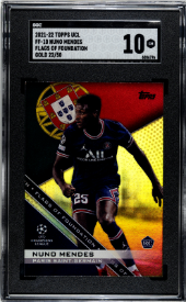 SGC 10 Nuno Mendes #FF-10 Flags Of Foundation Gold