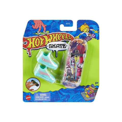 Hot Wheels Mattel Mini Skateboard with Shoes Assorted Models Gnarly Throwback