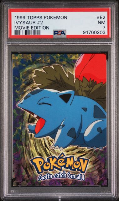 PSA 7 IVYSAUR #2 MOVIE EDITION